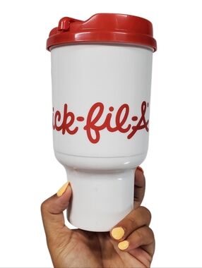 Chick-fil-a Tumbler CUP Travel Mug 20 Oz Dophamine Coffee Tea Collectible Red